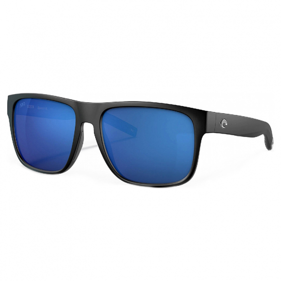 Costa Spearo XL Matte Black - Blue Mirror 580G i gruppen Kläder & Skor / Solglasögon / Polariserade Solglasögon hos Fishline (90130159)