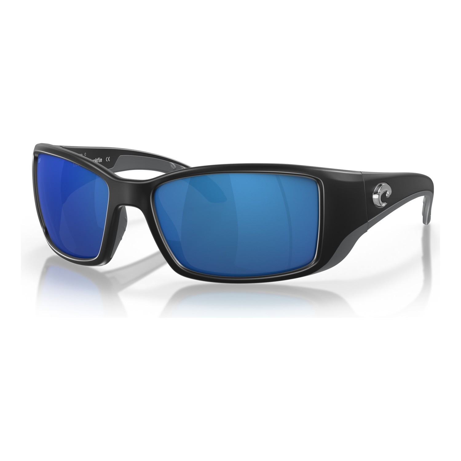 Costa Blackfin-11 Matte Black-Blue Mirror 580P i gruppen Kläder & Skor / Solglasögon / Polariserade Solglasögon hos Fishline (90140762)