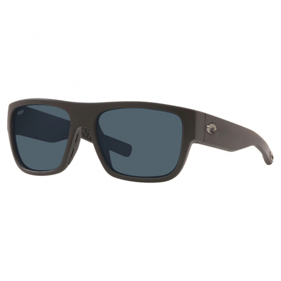Costa Sampan Matte Black Ultra Gray 580P i gruppen Kläder & Skor / Solglasögon / Polariserade Solglasögon hos Fishline (90330560)