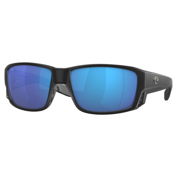 Costa Tuna Alley Pro Matte Black Blue Mirror 580G i gruppen Kläder & Skor / Solglasögon / Polariserade Solglasögon hos Fishline (91050160)