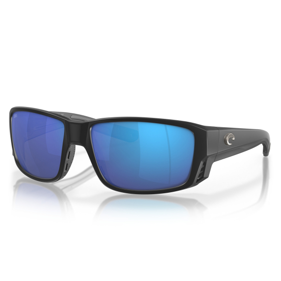 Costa Tuna Alley Pro Matte Black Blue Mirror 580G i gruppen Kläder & Skor / Solglasögon / Polariserade Solglasögon hos Fishline (91050160)