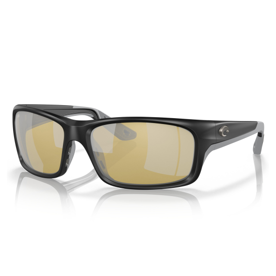 Costa Jose Pro Matte Black Sunrise Silver Mirror 580G i gruppen Kläder & Skor / Solglasögon / Polariserade Solglasögon hos Fishline (91060562)