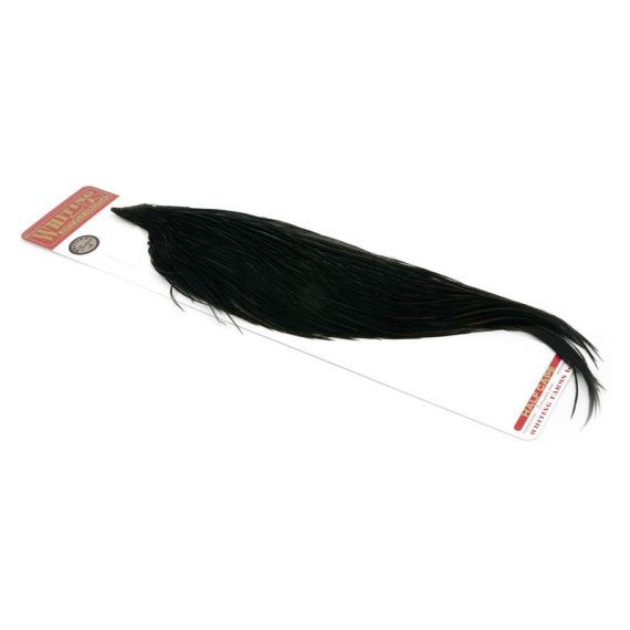 Whiting Bronze 1/2 Dry Fly Hackle Dyed Black i gruppen Krok & Småplock / Flugbindning / Flugbindningsmaterial / Fjädrar & Nackar / Hackel hos Fishline (91341008)