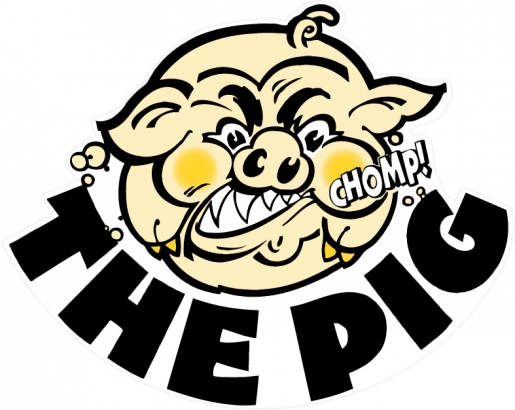 PIG Sticker Stor 26cm x 21cm i gruppen Övrigt / Klistermärken & Dekaler hos Fishline (93-PIG-BIG)