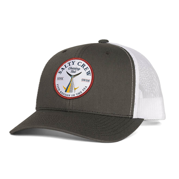 Salty Crew Bottom Dweller Retro Trucker Charcoal White i gruppen Kläder & Skor / Kepsar & Huvudbonader / Kepsar hos Fishline (9334966013530)