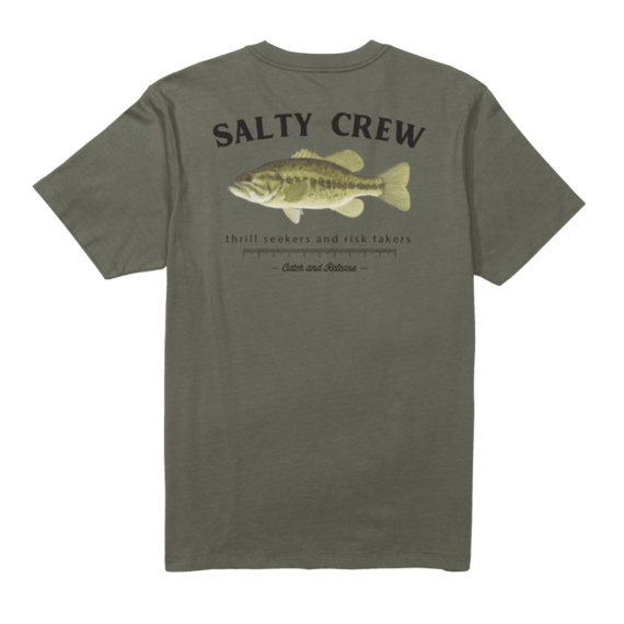 Salty Crew Bigmouth Premium S/S Tee Dusty Olive i gruppen Kläder & Skor / Kläder / T-shirts hos Fishline (9334966199586r)