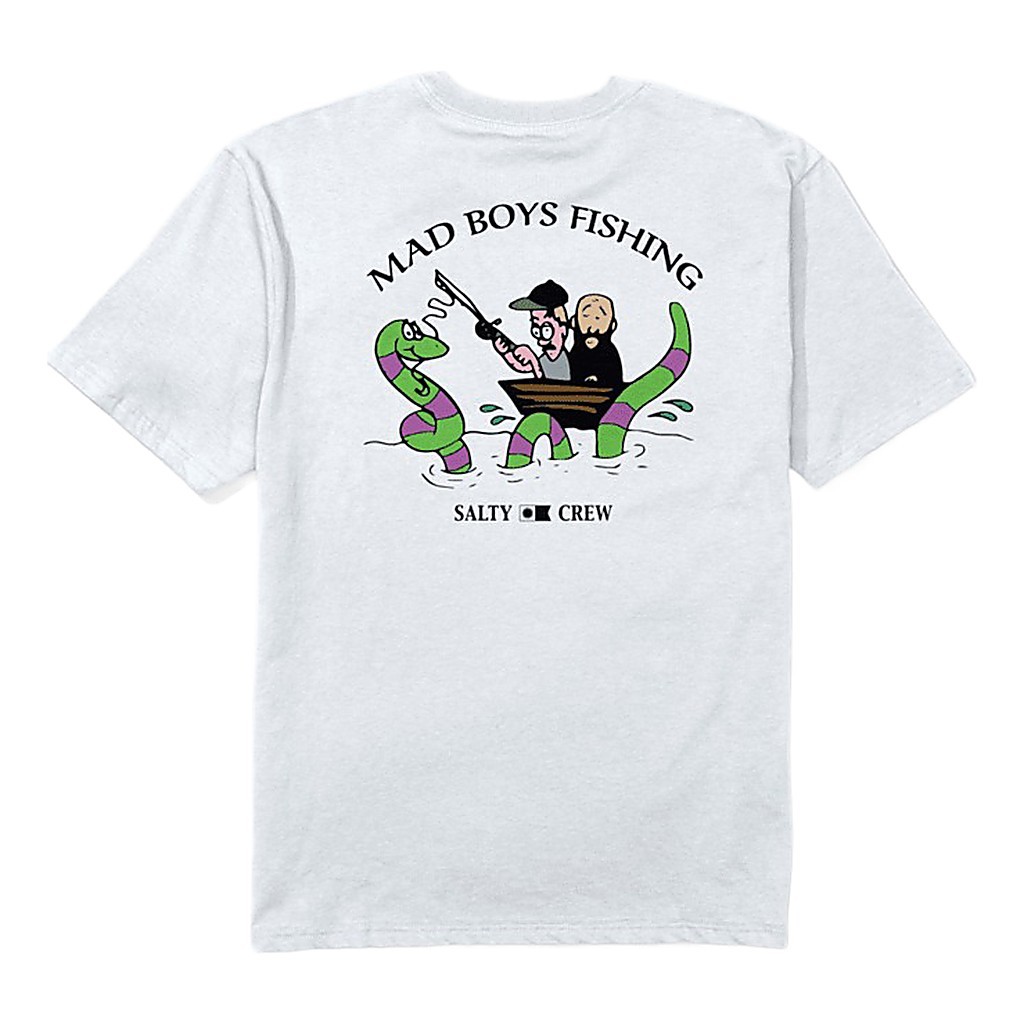 Salty Crew X Mad Boys Pont Neuf Tee White i gruppen Kläder & Skor / Kläder / T-shirts hos Fishline (9334966205164r)