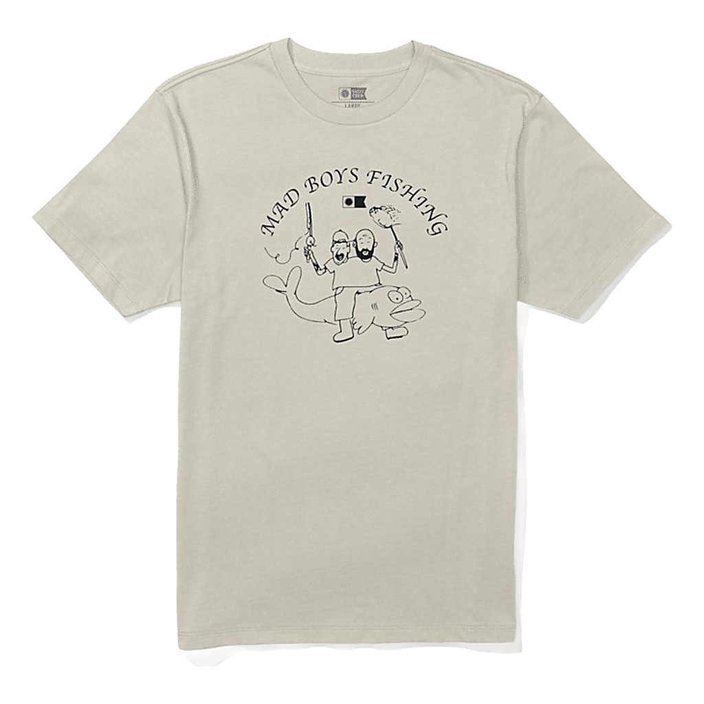 Salty Crew X Mad Boys Adventure 1 Tee Moonbeam i gruppen Kläder & Skor / Kläder / T-shirts hos Fishline (9334966205263r)