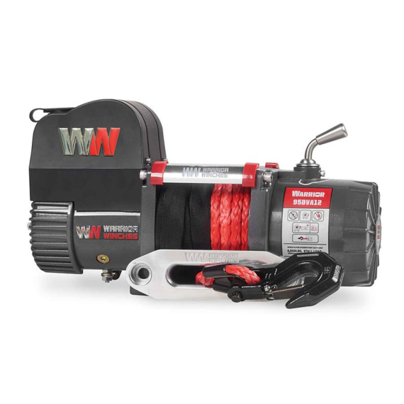 Warrior Winch Samurai 9500 Vinsch Short Drum 12V Armortek Syntetlina i gruppen Marinelektronik & Båt / Båttillbehör / Trailertillbehör hos Fishline (95DVA12)