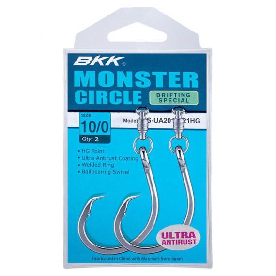 BKK Monster Circle Drifting Special Saltwater Hook - 10/0 i gruppen Krok & Småplock / Krok / Cirkelkrok hos Fishline (A-BR-5614)