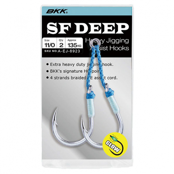 BKK SF-DEEP Saltwater Hook - 13/0 (1-pack) i gruppen Krok & Småplock / Stingers & Stingertillbehör / Stingers hos Fishline (A-EJ-8925)