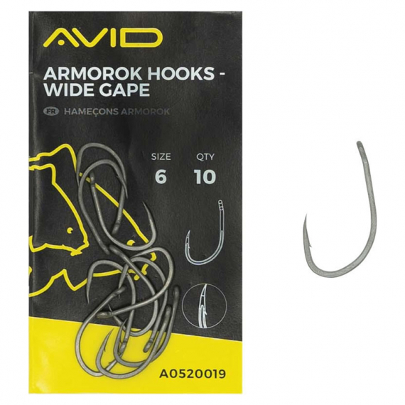 Avid Armorok Wide Gape Barbed i gruppen Krok & Småplock / Krok / Specimenkrok hos Fishline (A0520017r)