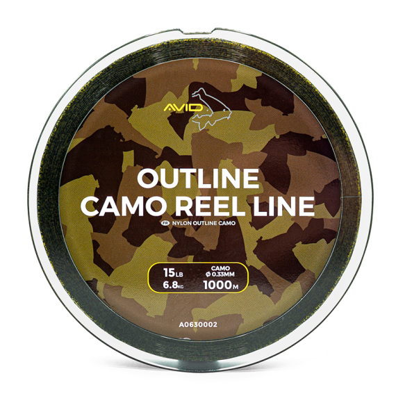 Avid Outline Camo Braided Carp Mainline i gruppen Fiskelinor / Specimenlinor hos Fishline (A0560010r)