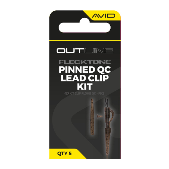 Avid Outline FleckTone Pinned QC Lead Clip Kit i gruppen Krok & Småplock / Riggtillbehör / Övriga Riggtillbehör hos Fishline (A0640117)