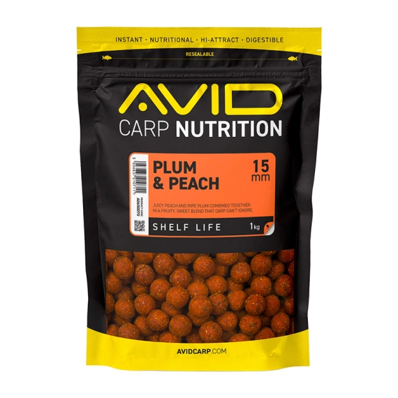 Avid Plum & Peach Boilies - 1kg i gruppen Fiskedrag / Boilies, Krokbeten & Mäsk hos Fishline (A0650070r)