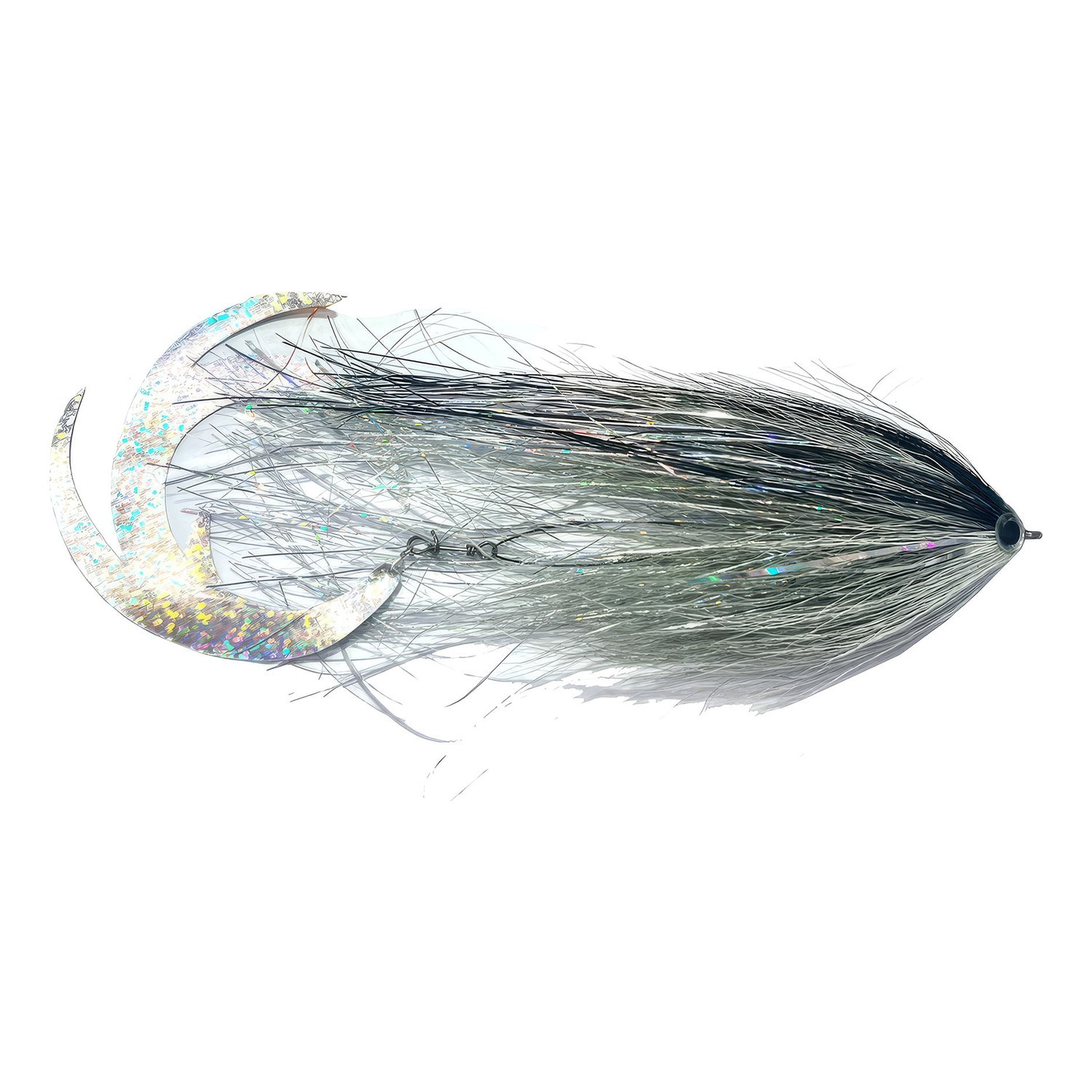 Vision Pike - Dragontail Silver Tinsel fly #5/0 i gruppen Fiskedrag / Flugor / Gäddflugor hos Fishline (A276900059-50)