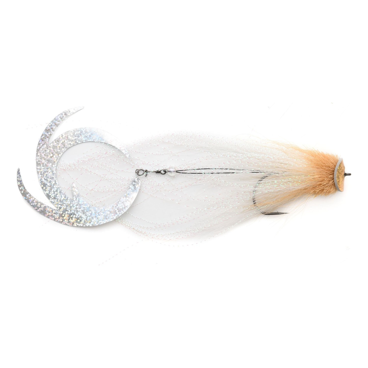 Vision Pike - Waterpusher Black & Gold fly #6/0 i gruppen Fiskedrag / Flugor / Gäddflugor hos Fishline (A276900063-60)