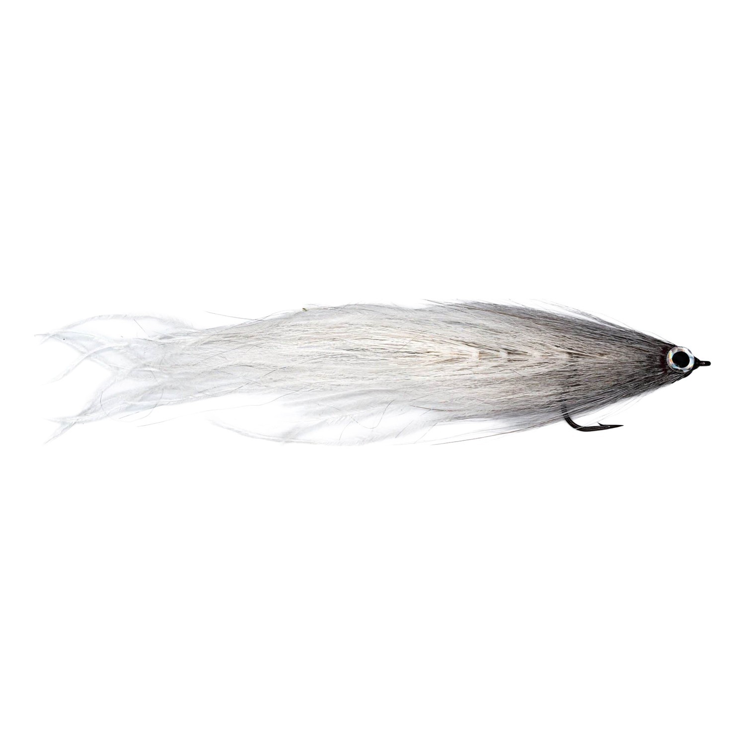 Vision Pike - Beast White/Grey fly #6/0 i gruppen Fiskedrag / Flugor / Gäddflugor hos Fishline (A276900145-60)