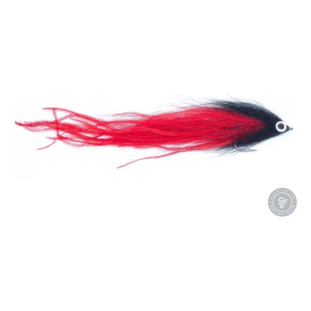 Vision Pike - Beast Black/Red fly #6/0 i gruppen Fiskedrag / Flugor / Gäddflugor hos Fishline (A276900149-60)