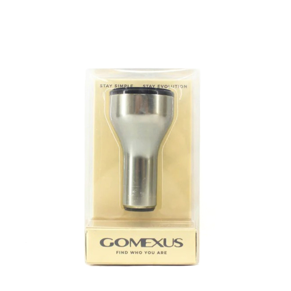 Gomexus 27mm Aluminum Reel Power Knob Silver/Black i gruppen Fiskerullar / Tillbehör Fiskerullar / Vevknoppar hos Fishline (A30LTNBK)