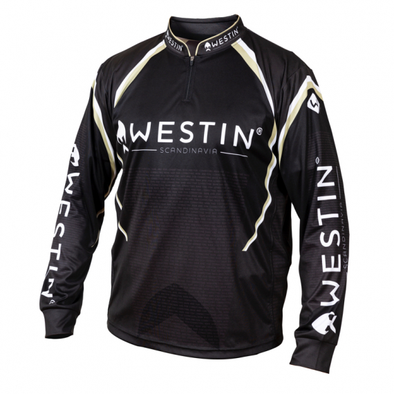 Westin LS Tournament Shirt Black/Grey i gruppen Kläder & Skor / Kläder / Tröjor hos Fishline (A72-507-Sr)
