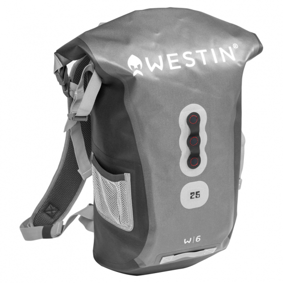 Westin W6 Roll-Top Backpack Silver/Grey 25L i gruppen Förvaring / Ryggsäckar hos Fishline (A81-595-25)