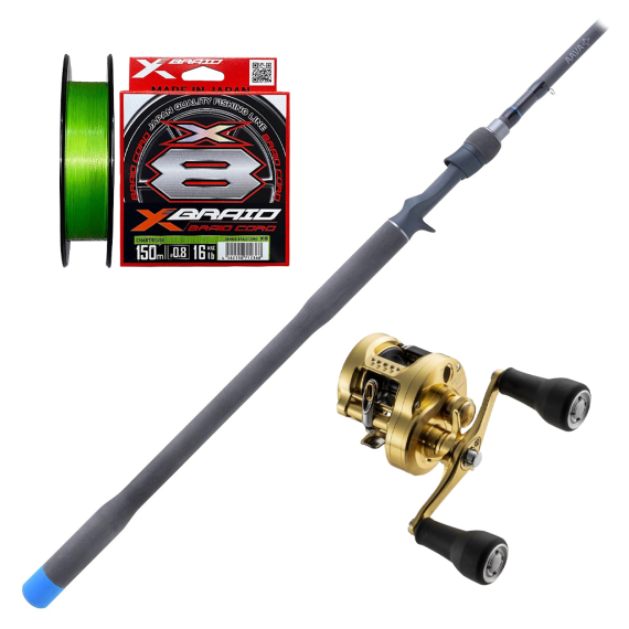 AAVA Tiraphene & Calcutta Conquest Combo - 8\'3\'\' 50-180g i gruppen Fiskeset / Spinnfiskeset / Spinnfiskeset Gädda hos Fishline (AAVACONQUESTCOMBO)