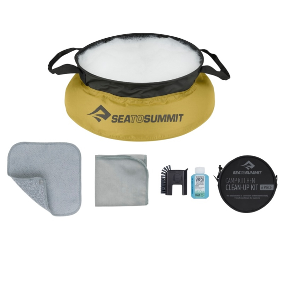 Sea To Summit Kitchen Clean Kit 6-Set Black i gruppen Outdoor / Friluftskök & Redskap / Köksutrustning hos Fishline (ACK011071-122103)