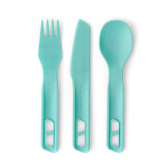 Sea To Summit Passage Cutlery Set 3pcs Blue i gruppen Outdoor / Friluftskök & Redskap / Bestick & Tillbehör hos Fishline (ACK035021-120207)