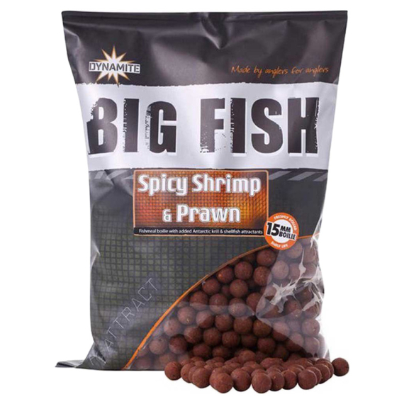 Dynamite Baits Spicy Shrimp & Prawn Boilies 1,8kg i gruppen Fiskedrag / Boilies, Krokbeten & Mäsk / Boilies hos Fishline (ADY041504r)