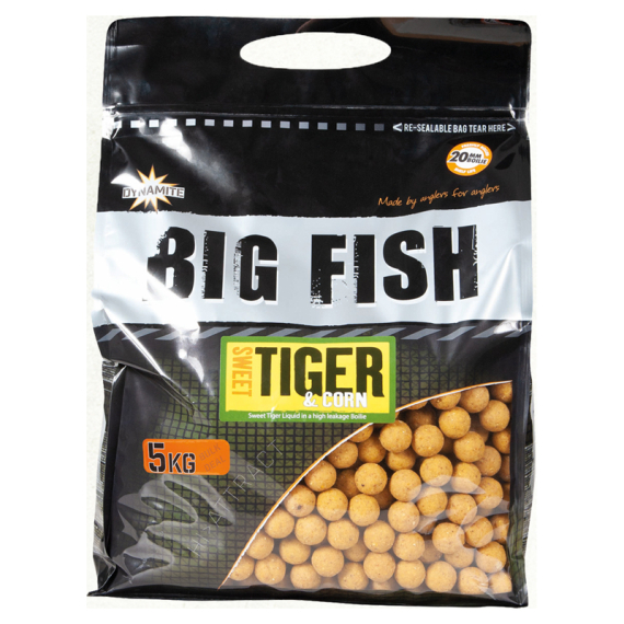 Dynamite Baits Big Fish Sweet Tiger & Corn Boilies 5kg i gruppen Fiskedrag / Boilies, Krokbeten & Mäsk / Boilies hos Fishline (ADY041535r)