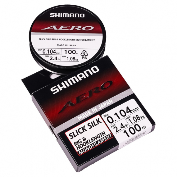 Shimano Aero Slick Silk Rig 100m Clear i gruppen Fiskelinor / Pimpellinor hos Fishline (AERSSRH100190r)