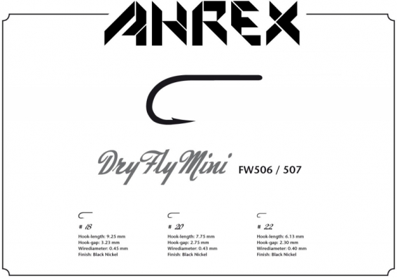 Ahrex FW506 - Dry Fly Mini i gruppen Krok & Småplock / Krok / Flugbindningskrok hos Fishline (AFW506r)