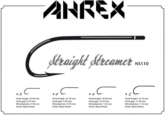 Ahrex NS110 - Streamer S/E i gruppen Krok & Småplock / Krok / Flugbindningskrok hos Fishline (ANS110r)