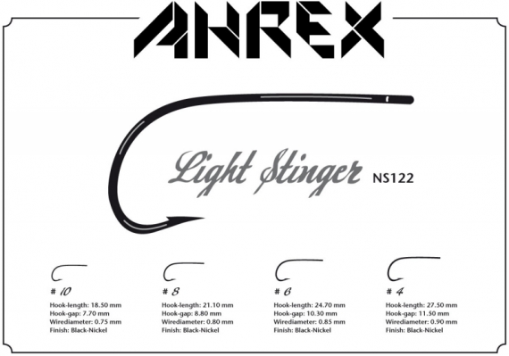 Ahrex NS122 - Light Stinger i gruppen Krok & Småplock / Krok / Flugbindningskrok hos Fishline (ANS122-8r)