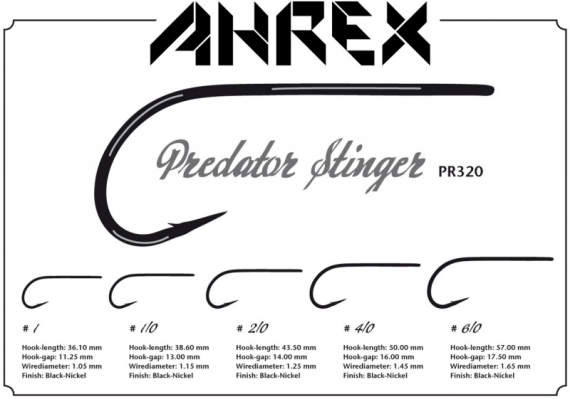 Ahrex PR320 - Predator Stinger i gruppen Krok & Småplock / Krok / Flugbindningskrok hos Fishline (APR320-6_0r)
