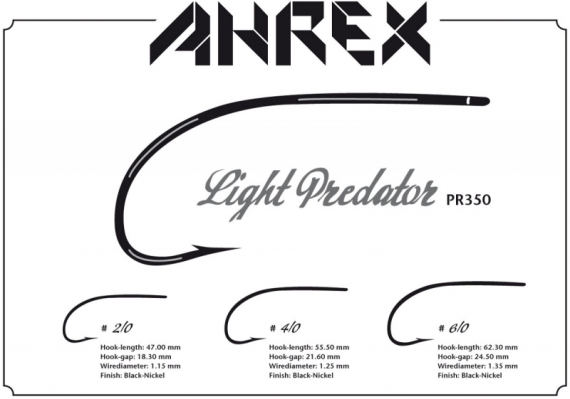 Ahrex PR350 - Light Predator, Barbed i gruppen Krok & Småplock / Krok / Flugbindningskrok hos Fishline (APR350-6_0r)