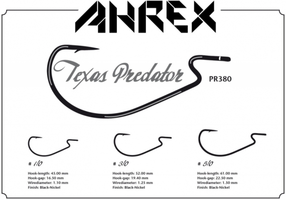 Ahrex PR380 - Texas Predator i gruppen Krok & Småplock / Krok / Flugbindningskrok hos Fishline (APR380-5_0r)
