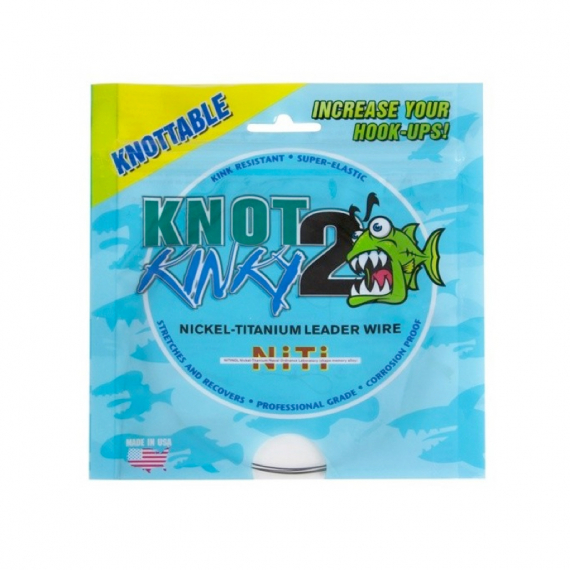 Knot 2 Kinky 1x1 Titanium 4,5m i gruppen Krok & Småplock / Tafsar & Tafsmaterial / Tafsmaterial / Wire hos Fishline (AQ-NT00815Cr)