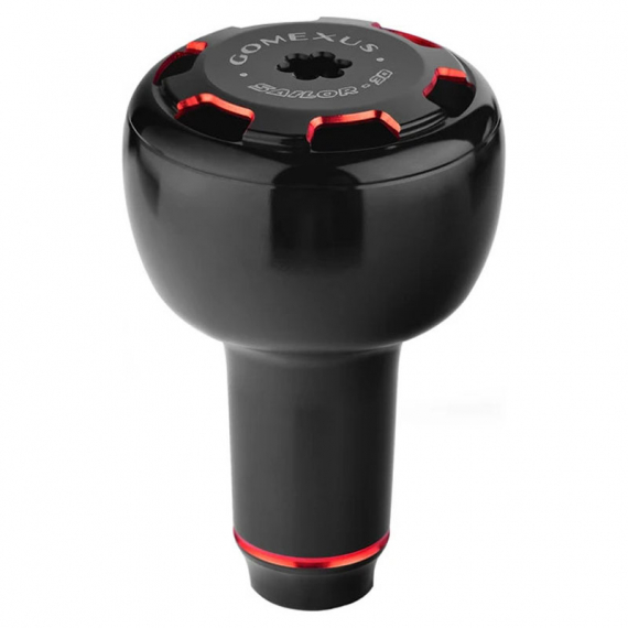 Gomexus 27mm Aluminum Reel Power Knob Black/Red i gruppen Fiskerullar / Tillbehör Fiskerullar / Vevknoppar hos Fishline (AS30BKRD)
