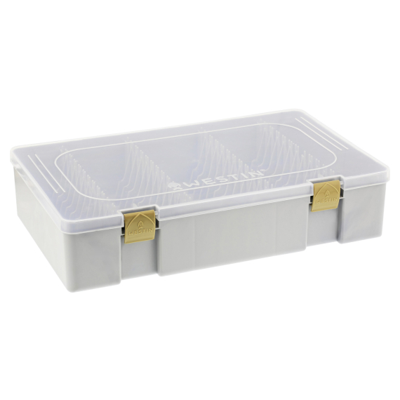 Westin W3 Spinnerbait Storage Box S6 Grey i gruppen Förvaring / Boxar & Lådor / Betesboxar hos Fishline (B10-740-036)