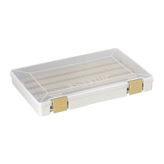 Westin W3 Jig Box (135 Slots) 27,4X18X4cm M Grey/Clear i gruppen Förvaring / Boxar & Lådor / Betesboxar hos Fishline (B12-M-706)