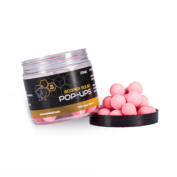 Nash Scopex Squid Pop Ups i gruppen Fiskedrag / Boilies, Krokbeten & Mäsk / Popups & Wafters hos Fishline (B6326-TPr)