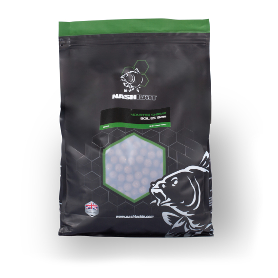 Nash Monster Shrimp Boilies - 5kg i gruppen Fiskedrag / Boilies, Krokbeten & Mäsk / Boilies hos Fishline (B6506-TPr)