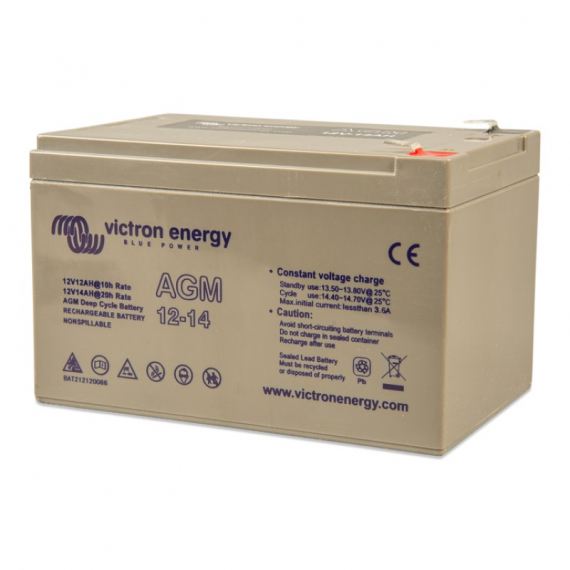 Victron Energy 12V/14Ah AGM Deep Cycle Battery i gruppen Marinelektronik & Båt / Marinbatterier & Laddare / Marinbatterier / Blybatterier hos Fishline (BAT212120086)