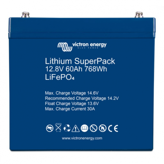Victron Energy Lithium SuperPack 12,8V/60Ah i gruppen Marinelektronik & Båt / Marinbatterier & Laddare / Marinbatterier / Litiumbatterier hos Fishline (BAT512060705)