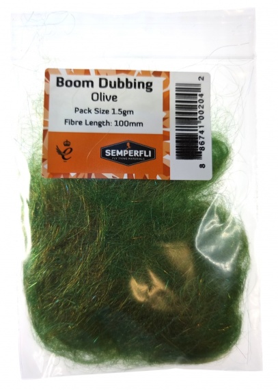 Semperfli Boom Dubbing - Olive i gruppen Krok & Småplock / Flugbindning / Flugbindningsmaterial / Dubbing hos Fishline (BBOM100OLV)