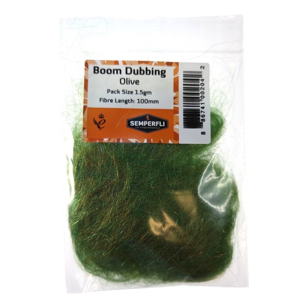 Semperfli Boom Dubbing - Olive i gruppen Krok & Småplock / Flugbindning / Flugbindningsmaterial / Dubbing hos Fishline (BBOM100OLV)