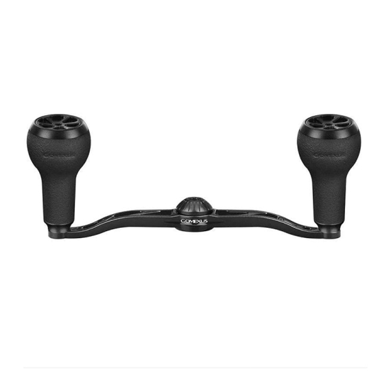 Gomexus 100mm Aluminum Handle for baitcasting Reel Black/Black i gruppen Fiskerullar / Tillbehör Fiskerullar / Vevhandtag hos Fishline (BD100H27BKBK2r)