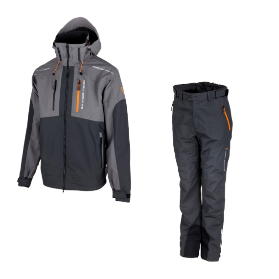 Savage Gear WP Performance Jacket & Trousers Gunmetal i gruppen Kläder & Skor / Kläder / Klädset & Fiskeställ hos Fishline (BIBBRACEANDJACKET2)